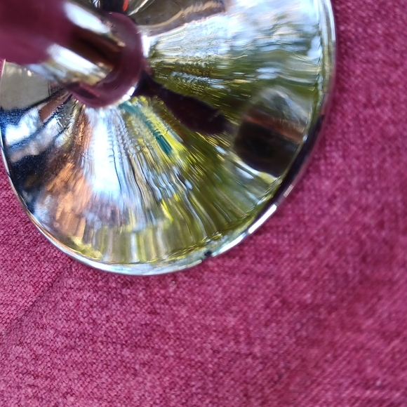 Two clear to Silver Fade small wine glasses - Picture 5 of 6